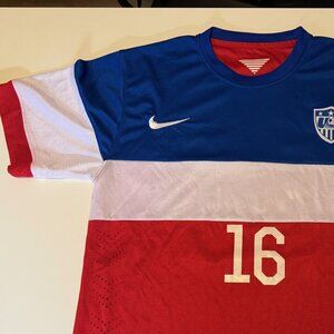 Authentic Nike USMNT Bomb Pop 2014 World Cup Football Soccer Jersey Kit USA US